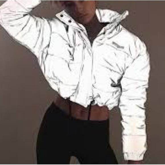 I.AM.GIA Light Gray Puffer Jacket - Picture 2 of 12